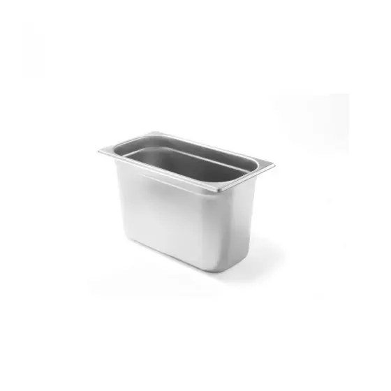 Ofertă exclusivă Tava Hendi Gastronorm GN 1/3 200 mm 7.8 lt , gama Budget Line, otel inoxidabil