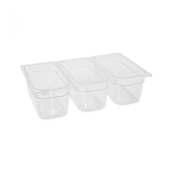 Reducere specială Tava Hendi Gastronorm GN 1/3 100 mm 4 lt - policarbonat transparent