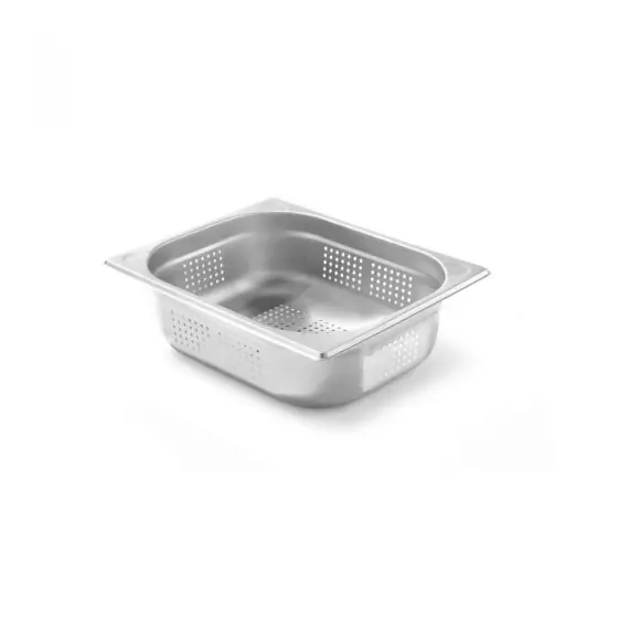 Tava Hendi perforata Gastronorm GN 1/2 65 mm 3.6 lt - gama Kitchen Line, otel inoxidabil Promoție