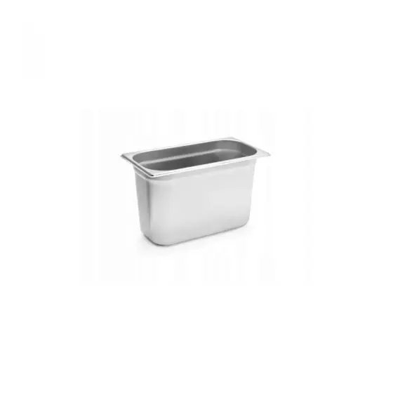 Tava gastronorm GN 1/3 din inox 18/10, 325x176xH200 mm Revolution by Hendi rezistenta la temperaturi -40 pana la 300C Reducere