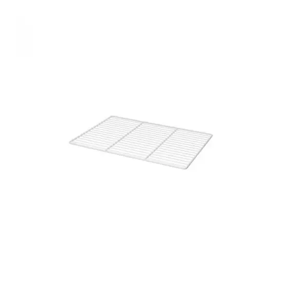 Retur ușor Gratar GN 2/1 alb, Hendi, 650x530 mm pentru frigidere sau congelatoare
