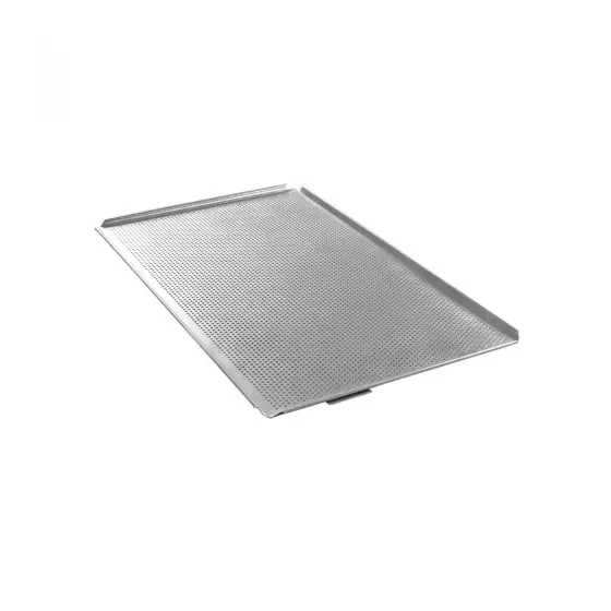 Tava cuptor perforata, Hendi, GN 1/1 (535x325x(H)10 mm), cu 4 margini, aluminiu Disponibil imediat