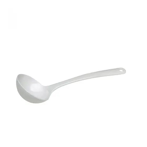 Lingura sos, Hendi, 23.5 cm, alba, 70 ml, din plastic rezistent termic Cumpără online