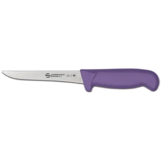 Expediere rapidă Cutit pentru dezosare mov, Ambrogio Sanelli lungime 140/280 mm, grosime 3 mm