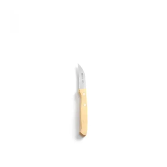 Cutit pentru decojire cu lama inox 6 cm si maner din lemn, lungime cutit 16.5 cm, Hendi Nu rata