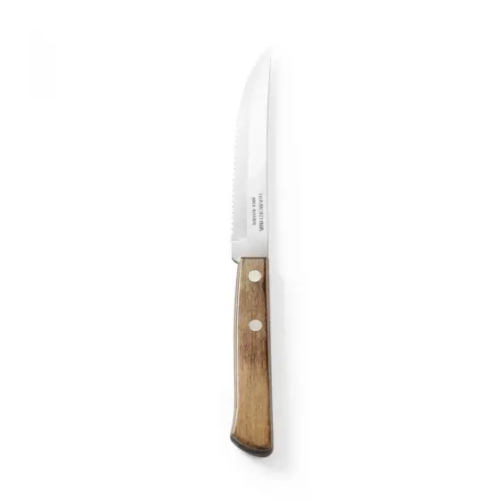 Set de cutite pentru friptura si pizza Churrasco, 6 bucati Hendi, Tramontina, Maro, (L)215 mm Livrare expres