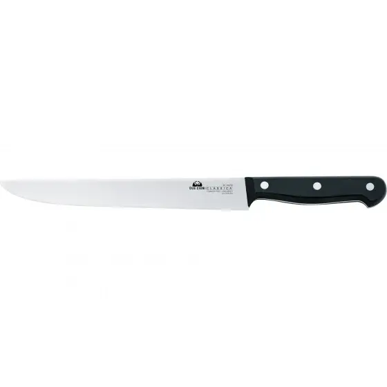 Cutit profesional pentru feliat carne - Lama 220mm, Otel X50CrMoV15 Plată securizată