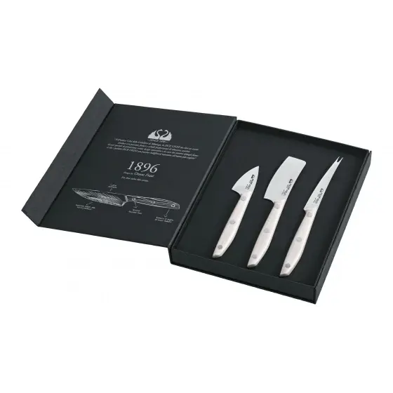 Set 3 Cutite Branza 1896 - Due Cigni | Otel Inoxidabil Popular