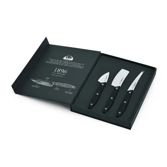 Set 3 Cutite Branza 1896 Due Cigni - Otel Inox, Italia Plată securizată