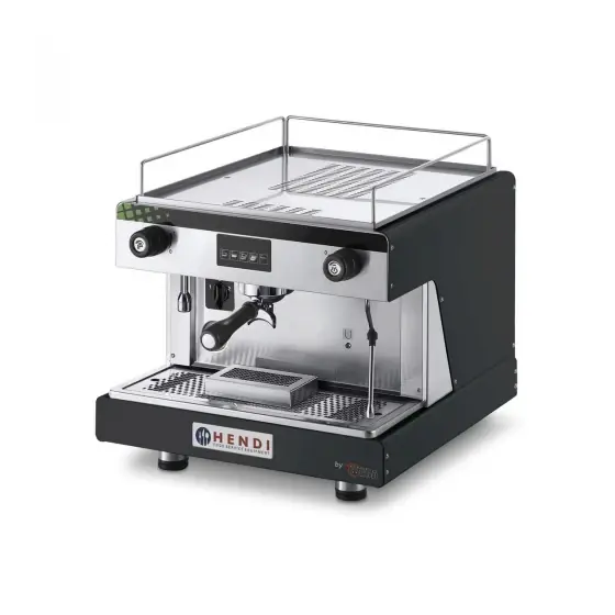 Espressor profesional Hendi Top Line BY WEGA 2900 W Negru 530x555x(H)515 mm control electronic programarea a pana la 4 cafele pe grup Reducere specială