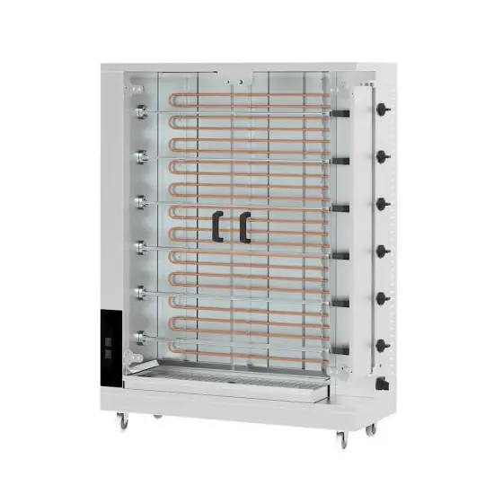Premium Rotisor electric profesional Hendi, pentru 24 - 30 pui,inox, 2 viteze de rotatie 1150x550x(H)1520 mm