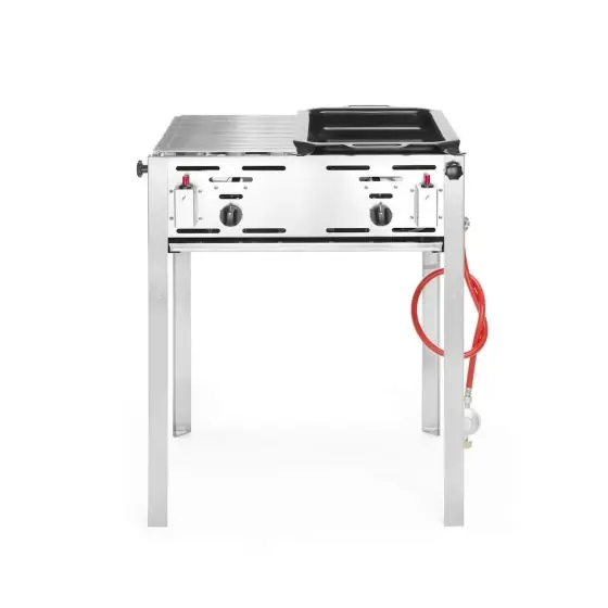 Disponibil imediat Gratar Master Maxi 50/50, Hendi, 11,6kW, 650x540x(H)840mm