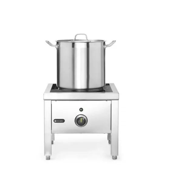 Aragaz cu inductie de mare putere, Hendi , ø160-300 mm, 5000W,400v,dimensiuni:400x400x(H)380mm Preț redus