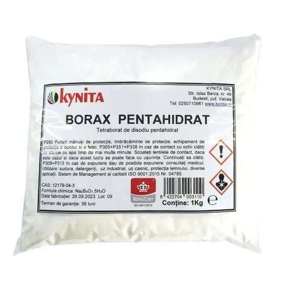 Reducere extra Borax pentahidrat, 1 Kg