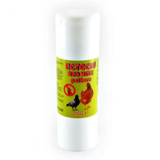 Noutate Ectocid Red Mite, pulbere antiparazitara, 20 g