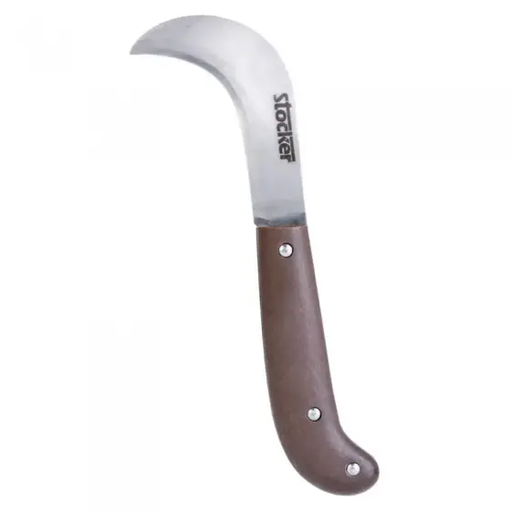 Cutit pentru altoit profesional cu lama secera de 7 cm si maner din plastic Preț redus