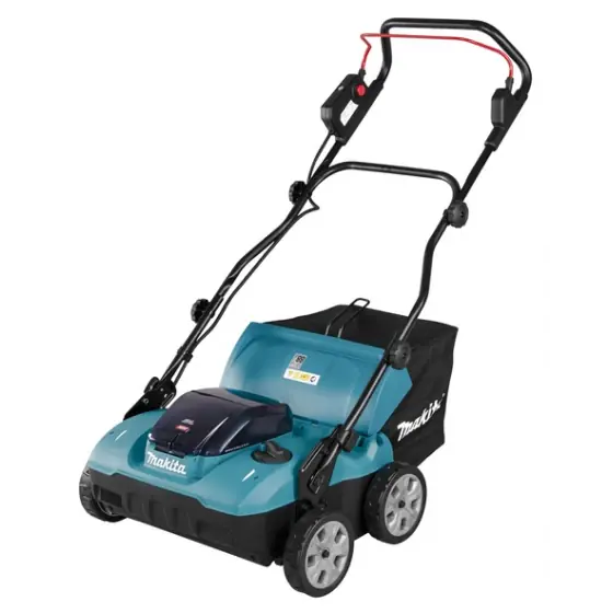 Cumpără online Scarificator cu acumulatori Makita XGT 380 mm 50 l cu 2 acumulatori 40Vmax 4.0Ah UV001GM201