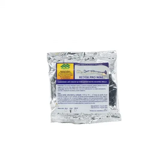 Conservant, anti oxidant si stabilizator pentru industria vinului, Redox Pro Wine, 200 g Bestseller