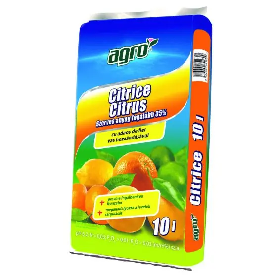 Substrat pentru citrice AGRO, 10 l Super ofertă