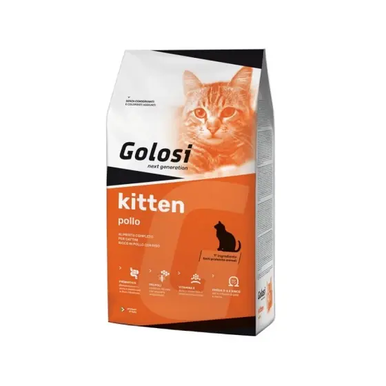 Reducere extra Hrana Uscata Premium Pentru Pisicute Golosi Probio Kitten Cu Pui Si Orez 20Kg