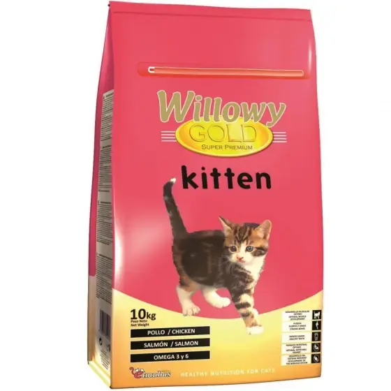 Cel mai vândut Hrana Uscata Pentru Pisici Willowy Gold Kitten 10Kg