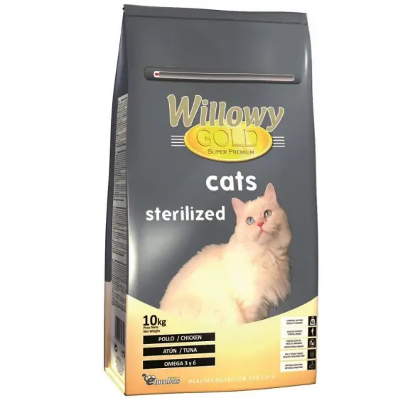 Hrana Uscata Pentru Pisici Willowy Gold Cats Sterilized 10Kg Retur ușor