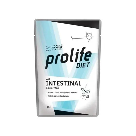 Mai ieftin Hrana Umeda Dietetica Pentru Pisici Prolife Intestinal Sensitive Plic 85G