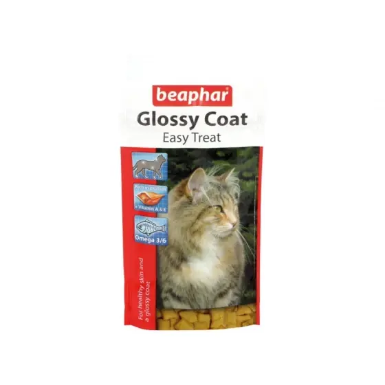 Calitate înaltă Recompense Pentru Pisici Snack Glossy Coat Beaphar 35G