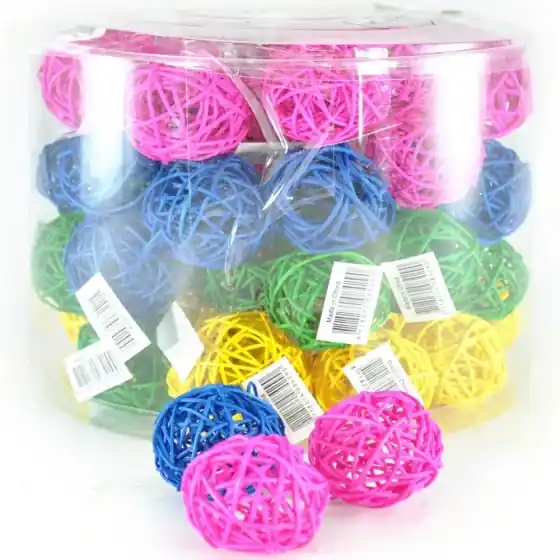 Jucarie Pentru Pisici Papillon Minge, Mix Colours, 4Cm-60 Buc/Set/240033 Comandă acum