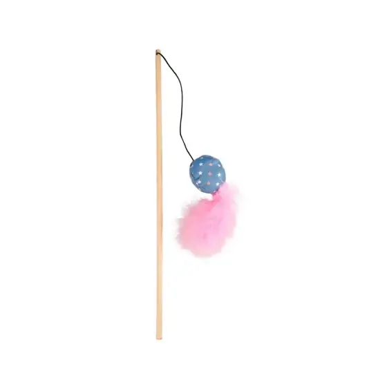 Ofertă specială Jucarie Pentru Pisici Flamingo Undita Cu Minge Winny 40Cm