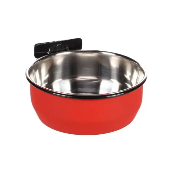 Bol Din Inox Pentru Rozatoare Flamingo Avaro Red M Cu Surub De Prindere 13Cmx580Ml Ofertă exclusivă