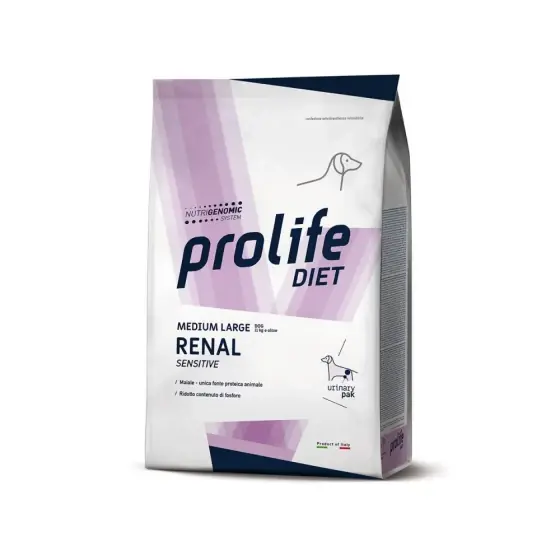 Dieta Veterinara Uscata Prolife Renal Sensibil Pentru Caini De Talie Medie/Mare 8 Kg Cel mai bun preț