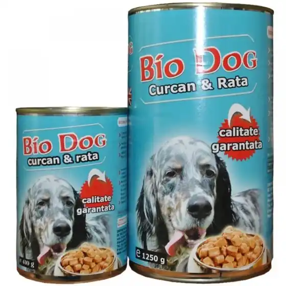 Hrana Umeda Pentru Caini Biodog Curcan/Rata 410Gr (24Buc/Bax) Ofertă de sezon