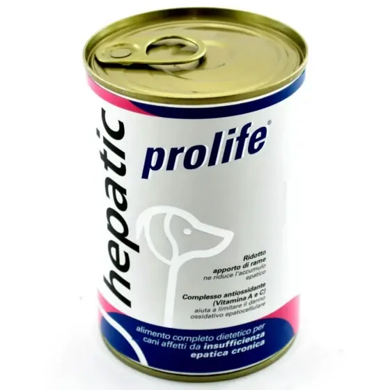 Hrana Umeda Dietetica Pentru Caini Prolife Dog Vet Hepatic 400Gr Lichidare de stoc