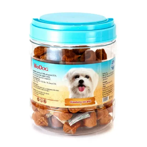 Recompense Pentru Caini Biodog Gantera Cu Pui 500Gr/Cd-04H Doar azi