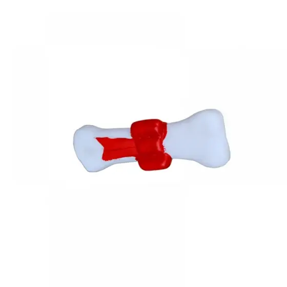 Ofertă de sezon Jucarie Pentru Caini Os Cu Funda M 15X4Cm