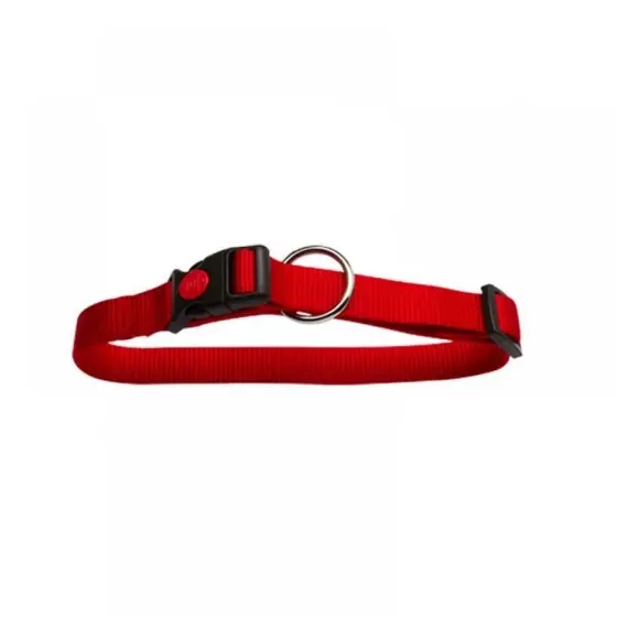Zgarda Nylon Pentru Caini Rosie Click 10Mm*20-35Cm Ofertă limitată