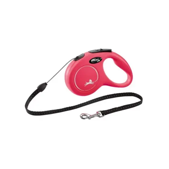 Preț redus Lesa Pentru Caini Kerbl Flexi Classic Cu Fir S 5M/12Kg Red