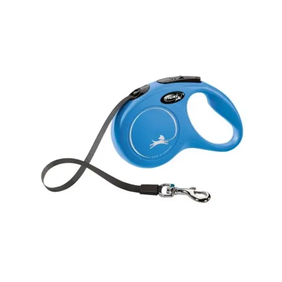 Discount Lesa Pentru Caini Kerbl Flexi Classic Cu Banda M 5M/15Kg Blue
