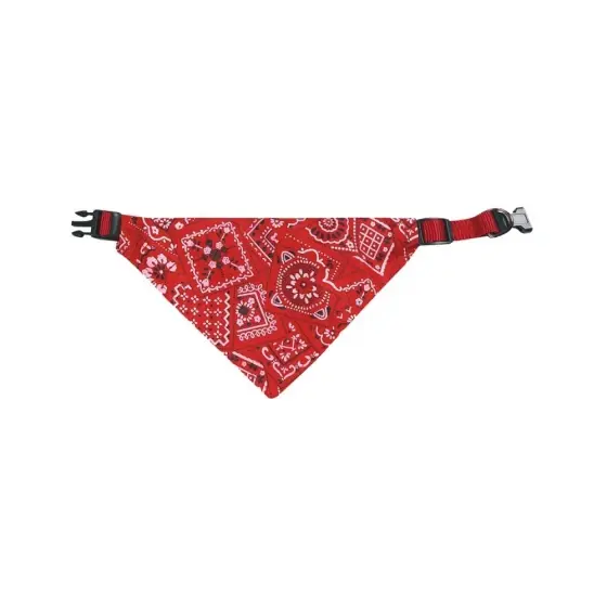 Cumpărături sigure Zgarda Pentru Caini Flamingo Rosie Cu Bandana 25-40Cm
