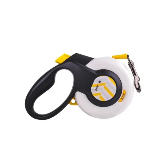 Lesa Pentru Caini Fida Autobrake Banda L White 5 M/25-30 Kg Cumpărături sigure