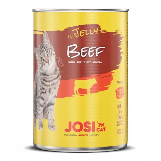 Livrare expres JosiCat Beef in Jelly 12x400 g