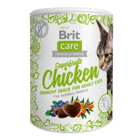 Brit Care Cat Snack Superfruits Chicken 100 g Nu rata