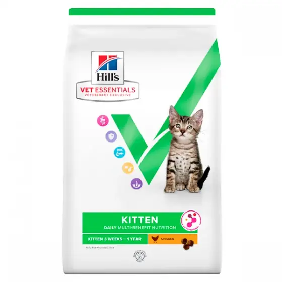Plată securizată Hill's VE Feline Kitten ActivBiome+ Chicken 3 kg