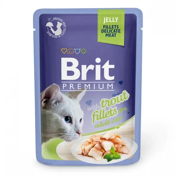 Brit Cat Delicate Trout in Jelly 85 g Ofertă specială