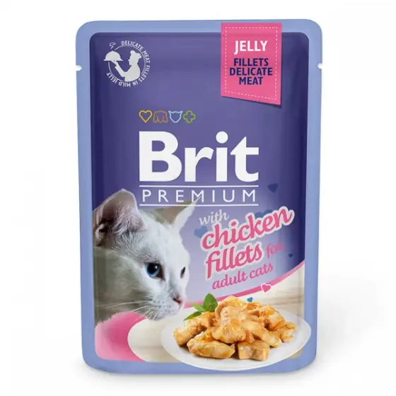 Retur gratuit Brit Cat Delicate Chicken in Jelly 85 g