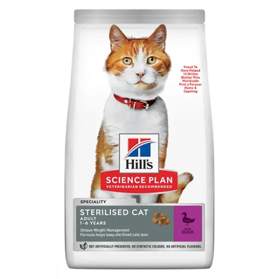 Hill's SP Feline Adult Sterilised Duck 300 g Lichidare de stoc