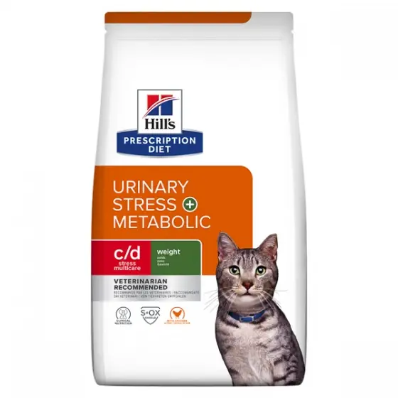 Hill's PD Feline c/d Stress + Metabolic 1.5 kg Plată sigură