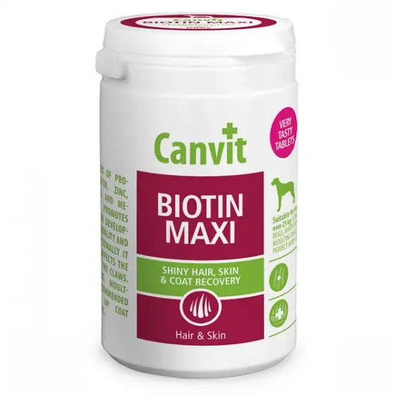 Retur ușor Canvit Biotin Maxi for Dogs 500g