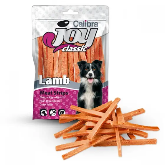 Calibra Joy Dog Classic Lamb Strips 80 g Super ofertă